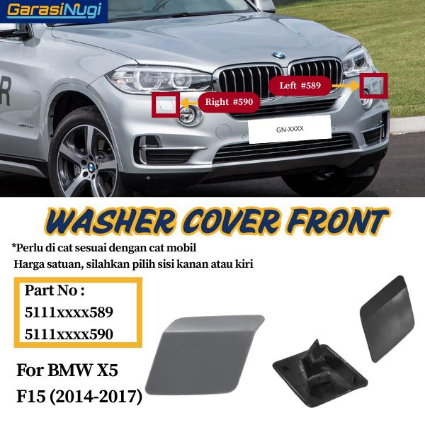 Cover Nozzle Washer For BMW F15 Tutup Lampu Bumper X5