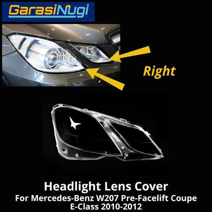 Mika Headlight Mercy W207 Pre-FL Lens Kaca Cover Lampu Depan E250