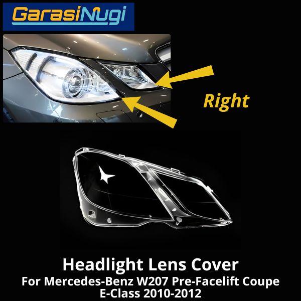 Mika Headlight Mercy W207 Pre-FL Lens Kaca Cover Lampu Depan E250