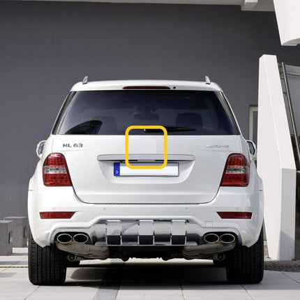 Mercedes W163 W164 W166 Rear Emblem Logo Bagasi Belakang Mercy ML GLE
