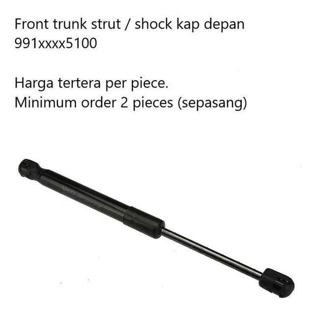 Porsche 991 Carrera 718 Boxster Cayman 981 Hood Strut Shock Kap Depan