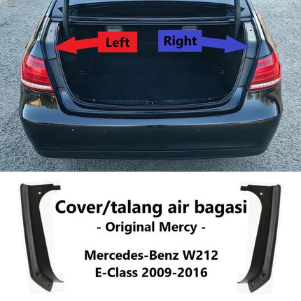 Mercedes W212 Karet Bagasi Cover Talang Air Samping Mercy E300