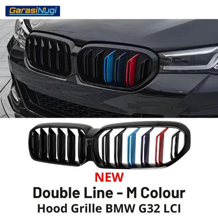 BMW G32 LCI Grill Kidney Grille Hidung Kap Double Slat Matte 640