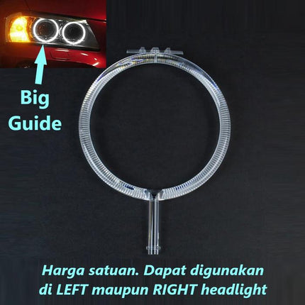 DRL Guide Tube For BMW F25 Angel Eyes LED Lampu Senja X3 2011-2013