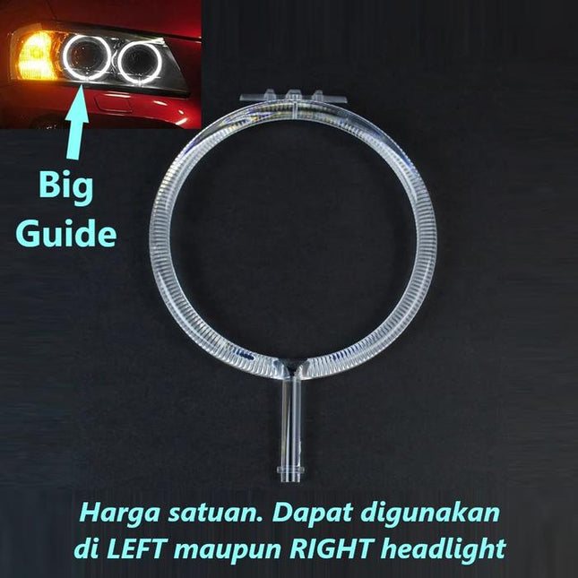 DRL Guide Tube For BMW F25 Angel Eyes LED Lampu Senja X3 2011-2013