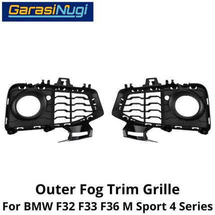 Fog Trim For BMW F32 F33 F36 M Sport Cover Lampu Kabut Bracket 420