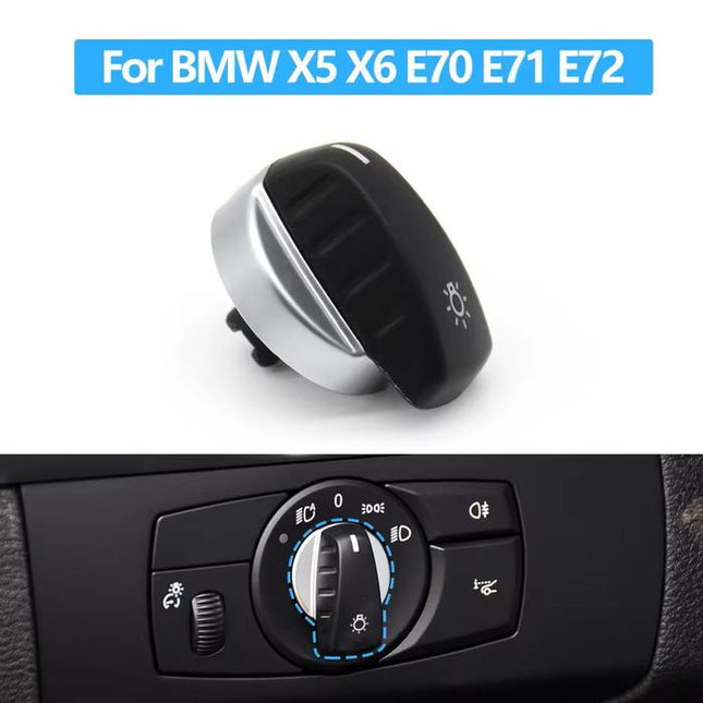Tombol Putaran Lampu For BMW E60 E70 E71 Headlight Switch Knob 523 X5