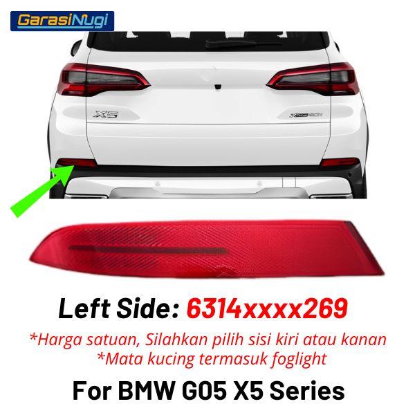 Reflector For BMW G05 Mata Kucing Trim Rear Belakang X5