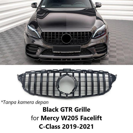 Mercedes W205 FL 2019-2021 Mercy C300 Chrome Grille Diamond GTR C63