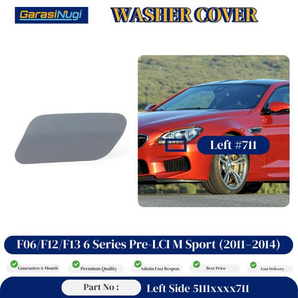 Cover Nozzle Washer For BMW F06 F12 F13 Tutup Lampu Bumper 6 Series