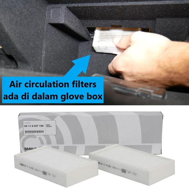 Filter Kabin For BMW F25 F26 Saringan Udara AC Microfilter X3 X4