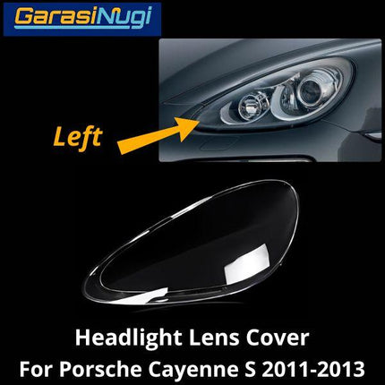 Mika Headlight 92A Porsche Cayenne Lens Kaca Cover Lampu Depan 11-13