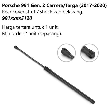 Porsche 991 Hood Strut Shock Kap Depan 911 Carrera Targa Turbo GT3