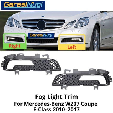 Fog Trim Mercy W207 Coupe Cover Lampu Kabut Bracket Mercedes E250