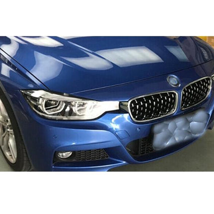 BMW Grill Kidney Grille Hidung Glossy Chrome Diamond Slat F30 320i