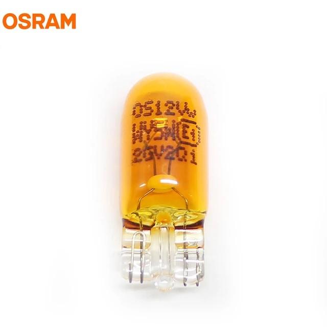OSRAM T10 2827 Amber Lamp Light Lampu Sein Kuning W5W Bulb 12V 5W