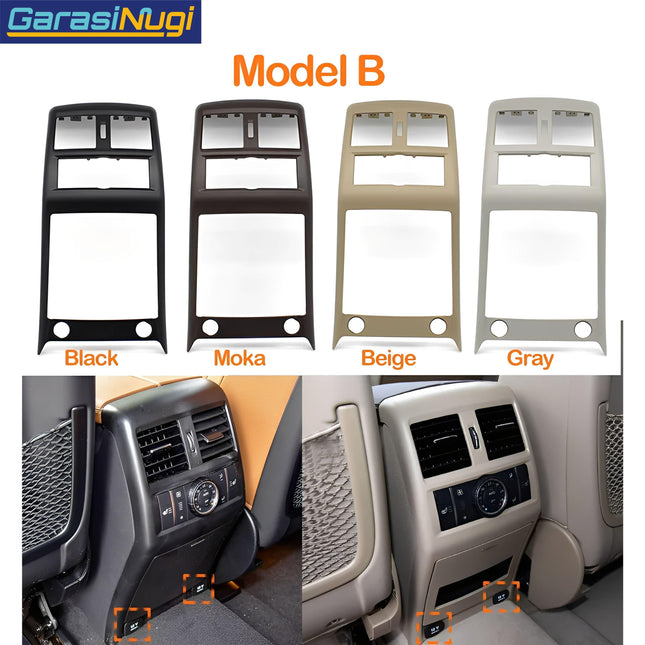 AC Vent Grille For Mercy W166 W292 Rear Frame Cover Trim Penutup Belakang ML GLE