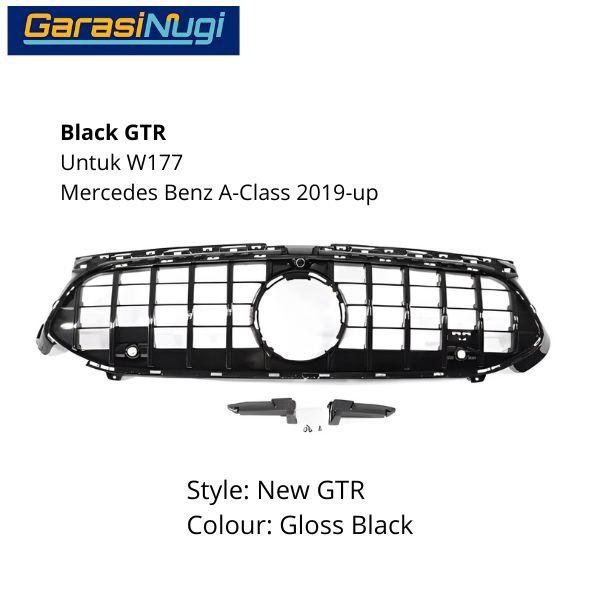 Mercedes W177 Facelift Grill Hidung Chrome Grille GTR Mercy A200 Panamericana 2023 2024 2025