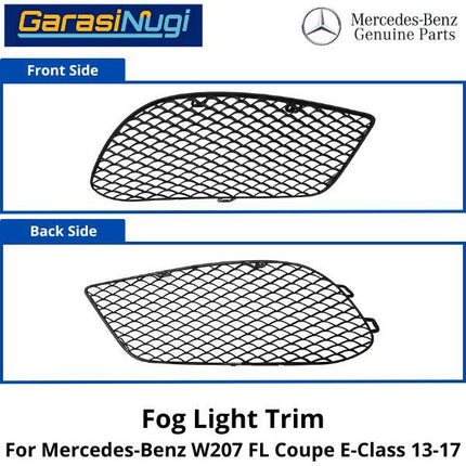 Fog Trim Mercy W207 Facelift Coupe Cover Lampu Kabut Bracket Mercedes E250