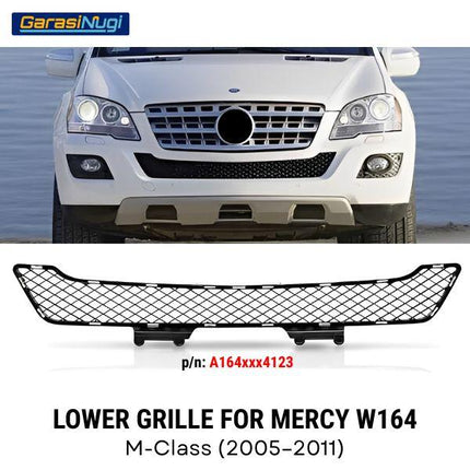 Lower Grille Mercedes W164 Cover Bumper Bawah Depan Mercy ML