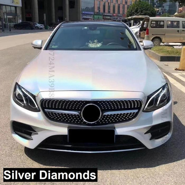 Mercedes W205 Mercy C Class Grill Hidung Chrome Grille Diamond GTR AMG