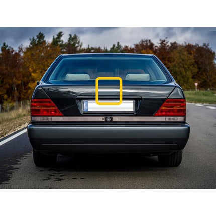 Mercedes W126 W140 W220 Rear Emblem Logo Bagasi Belakang Mercy S350