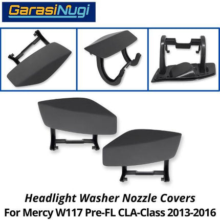 Nozzle Washer Mercy W117 Pre-Facelift Cover Tutup Lampu Bumper CLA