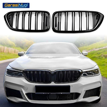 BMW G32 Pre-LCI Grill Kidney Grille Hidung Kap Double Slat Glossy 640