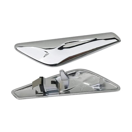 Side Trim For BMW F25 F26 Fender Chrome Finisher Krom 51117338569 Sein Marker X3 X4