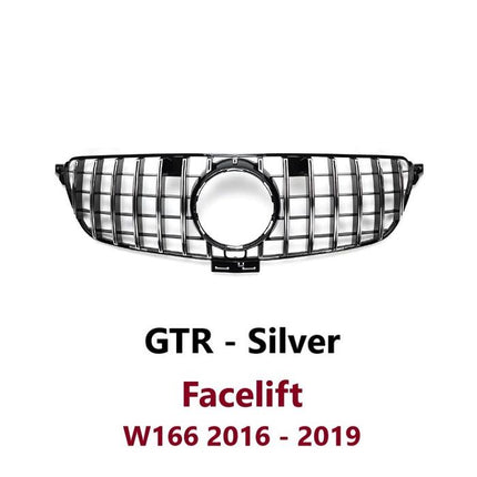 Mercedes W166 Mercy GLE ML Class Grille Hidung Chrome Diamond GTR
