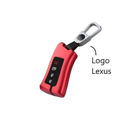 Lexus ES LS UX LC Aluminium Metal Key Case Sarung Kunci 3 4 Tombol