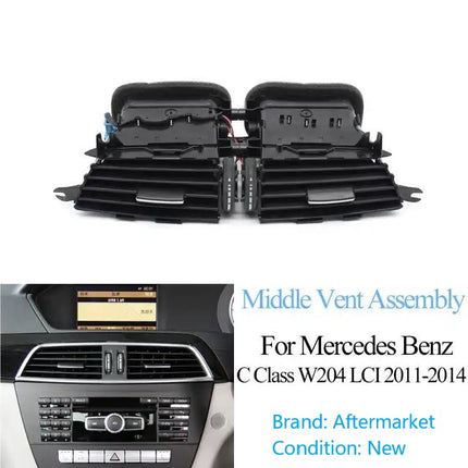 Mercedes W204 Facelift AC Depan Kisi Grill Assembly C200 2011-2014