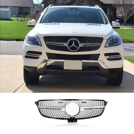 Mercedes W166 Mercy GLE ML Class Grille Hidung Chrome Diamond GTR