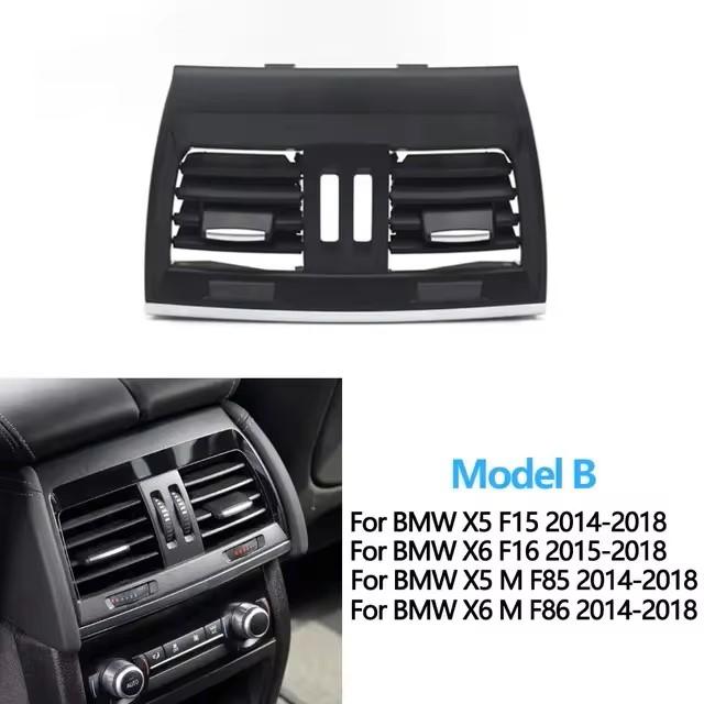 Rear AC Vent For BMW F15 F16 Kisi Grill Cover Belakang X5 X6 2014-2018