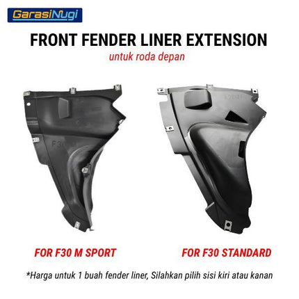 Fender Cover For BMW F30 MSport Tutup Spakbor Liner Lining 320