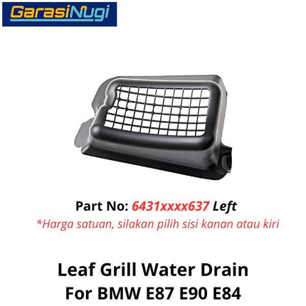 Leaf Grill For BMW E90 E87 E84 Water Drain Grill Talang Air Hood X1
