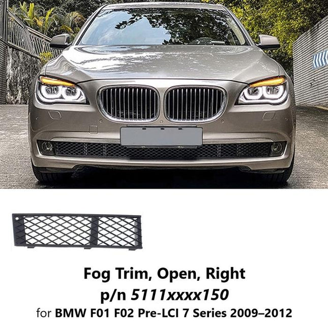 Fog Light Trim For BMW F01 F02 Pre-LCI Panel Lampu Kabut 730