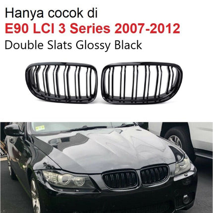 BMW Grill Kidney Grille Hidung Kap Double Slat Glossy M Color E90 320i