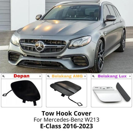 Lubang Towing Mercy W213 Bumper Tow Derek Cover Mercedes E300 E350 E400