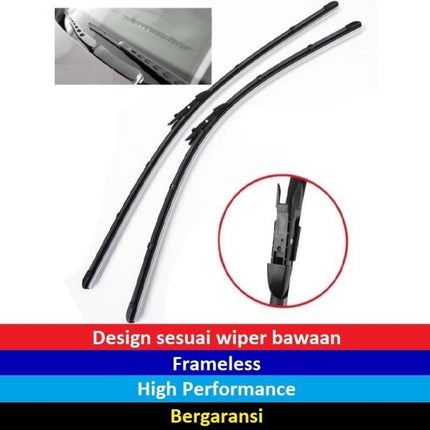 BMW E83 F25 X3 Wiper Frameless Karet Hi Performance Sepasang