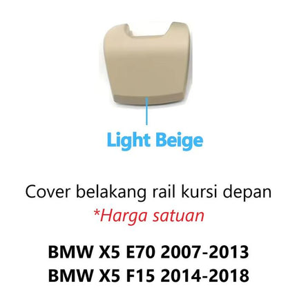 Rear Seat Track Cover For BMW E70 F15 Tutup Kaki Rail Kursi Belakang X5