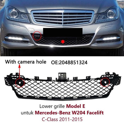 Mercedes W204 C-Class AMG Grill Cover Bumper Lower Grille Bawah C200