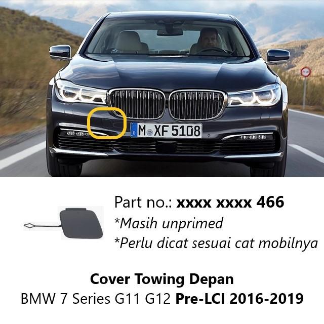 Cover Lubang Towing For BMW G11 G12 Bumper Tow Derek 730 740 2016-2022