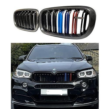 BMW Grill Kidney Grille Hidung Double Slat Carbon M Color F15 X5 X6