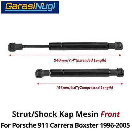Porsche 996 911 Boxster Carrera Hood Strut Front Rear Hatch Shock GT
