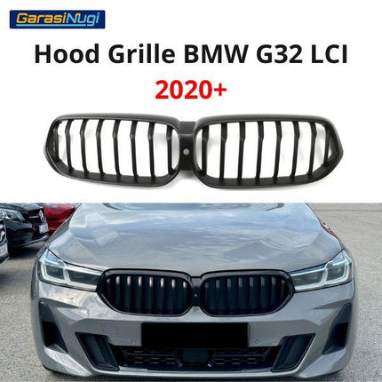 BMW G32 LCI Grill Kidney Grille Hidung Kap Double Slat Matte 640