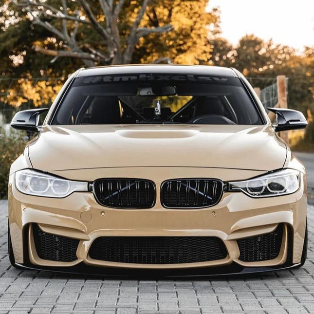 BMW F30 Grill Kidney Grille Hidung Kap Double Slat Glossy Black Matte
