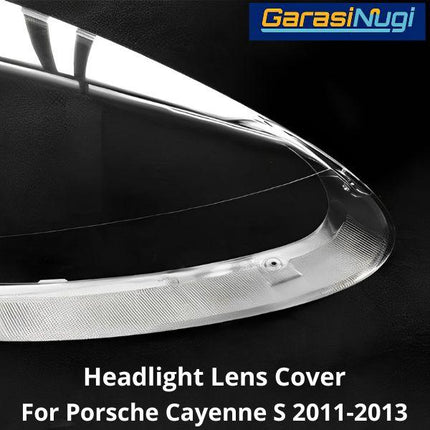 Mika Headlight 92A Porsche Cayenne Lens Kaca Cover Lampu Depan 11-13
