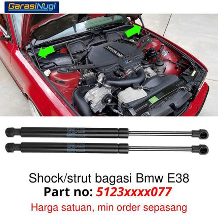 Hood Struts For BMW E38 Shock Per Kap Mesin Depan 720 735