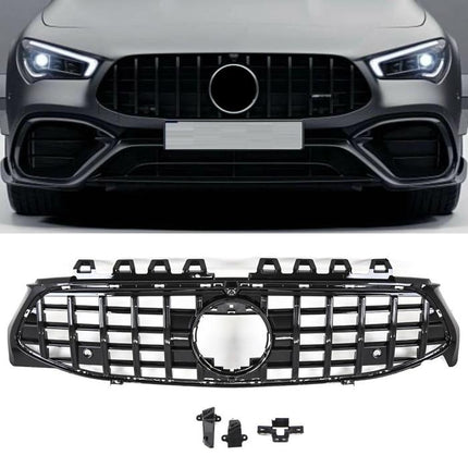 Mercedes W118 Mercy CLA-Class Grill Chrome Grille Diamond GTR